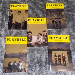 Jonas Brothers Broadway Residency at Marquis Theatre All Five Playbills
